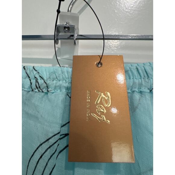 MSRP $89 NWT ✨ RAJ Tiered Horseshoe Print Maxi Skirt – Size S | Made in India ✨ - Picture 4 of 5